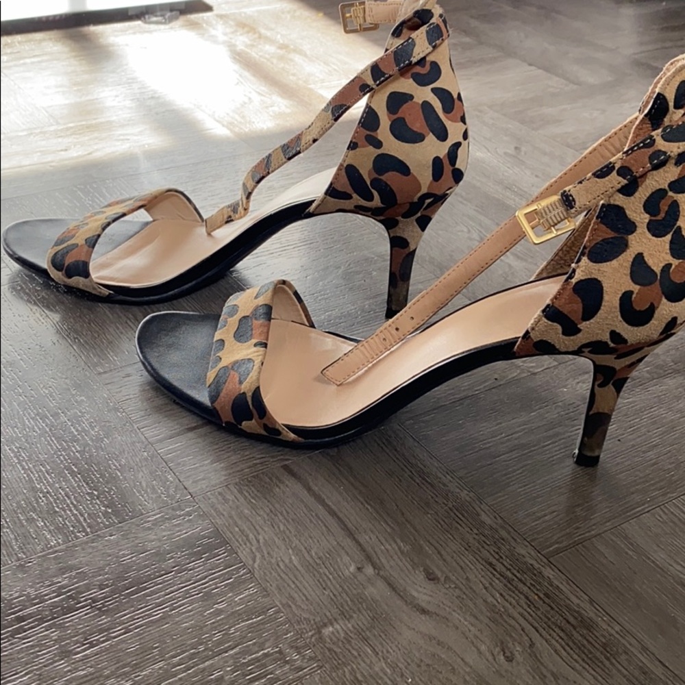 Leopard print heels